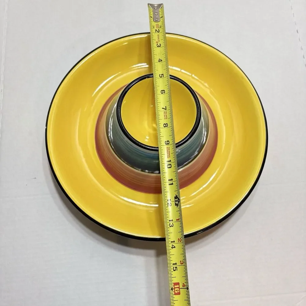 Certified International Nancy Green Colorful Stripe 13